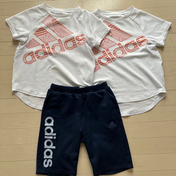 アディダス adidas キッズ 約130サイズ 3点set