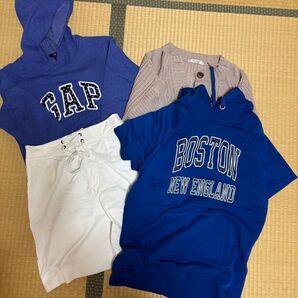 4点セット レディース服 まとめ売り GAP BOSTON パーカー パンツ ニット