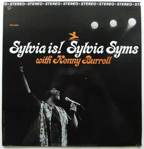 ◆ SYLVIA SYMS With KENNY BURRELL / Sylvia Is ! ◆ Prestige PR 7439 (blue:VAN GELDER) ◆ W