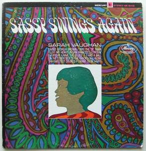 ◆ SARAH VAUGHAN / Sassy Swings Again ◆ Mercury SR 61116 (red:dg) ◆ V