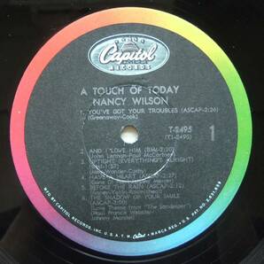 ◆ NANCY WILSON / A Touch Of Today ◆ Capitol T2495 (color) ◆ Vの画像3