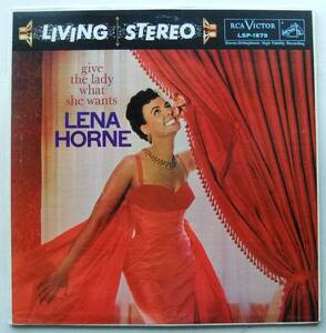 ◆ LENA HORNE / Give The Lady What She Wants ◆ RCA LSP-1879 (dog:dg) ◆