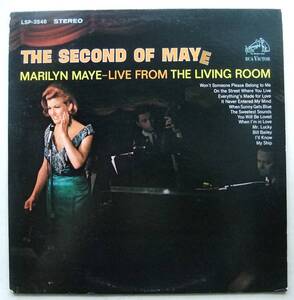 ◆ MARILYN MAYE / The Second Of Maye Live From The Living Room ◆ RCA LSP-3546 (dog:dg) ◆ V