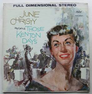 ◆ JUNE CHRISTY / Recalls Those Kenton Days ◆ Capitol ST 1202 (color) ◆ P