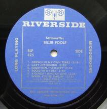 ◆ BILLIE POOLE / Sermonette ◆ Riverside RLP 425 (blue:BGP) ◆ W_画像3