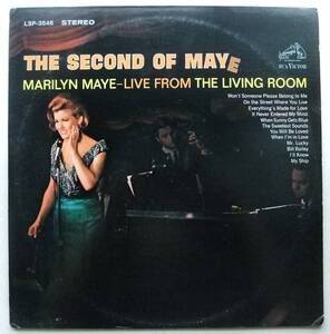 ◆ MARILYN MAYE / The Second Of Maye Live From The Living Room ◆ RCA LSP-3546 (dog:dg) ◆ W