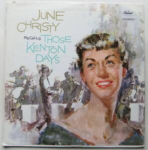 ◆ JUNE CHRISTY / Recalls Those Kenton Days ◆ Capitol T1202 (color) ◆ K