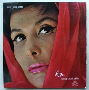 ◆ LENA HORNE / Lena Lovely And Alive ◆ RCA LSP-2587 (dog:dg、裏面ジャケット逆貼り) ◆ W