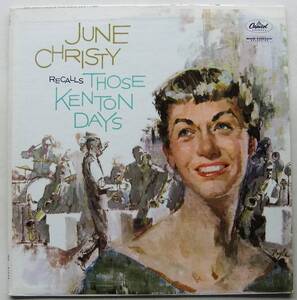 ◆ JUNE CHRISTY / Recalls Those Kenton Days ◆ Capitol T1202 (color) ◆ G