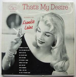 ◆ FRANKIE LAINE / That ' s My Desire ◆ Mercury MG 20080 (black:dg) ◆