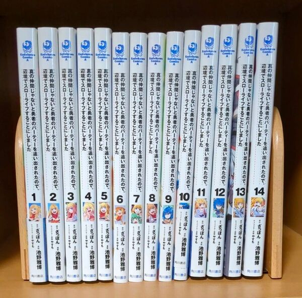 完結済み 真の仲間じゃないと勇者パーティーを追い出されたので、辺境でスローライフすることにしました 全巻セット 1〜14巻