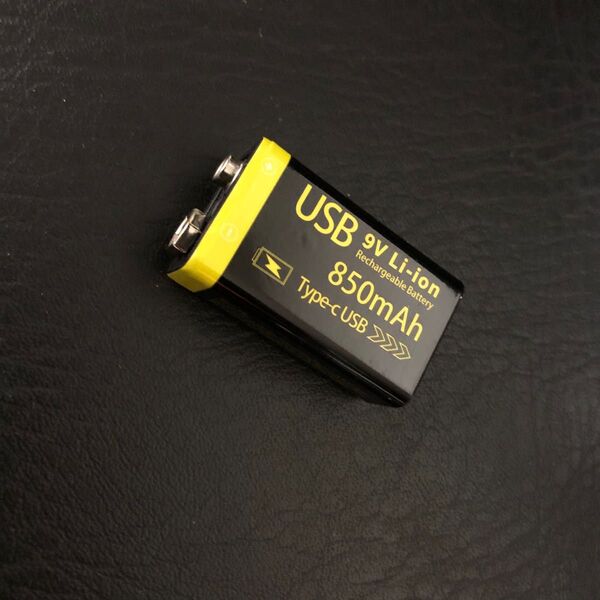 9V電池 USB充電式 バッテリー Type-C