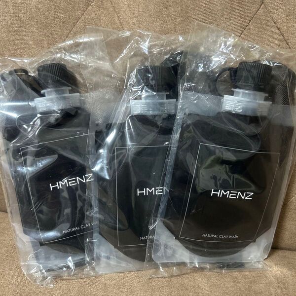 HMENZ/natural clay wash (洗顔)3個