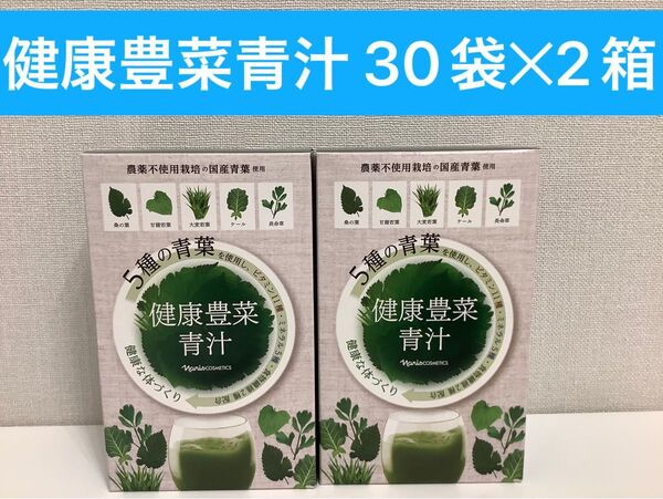 新入荷ナリス化粧品健康豊菜青汁 30袋×2箱