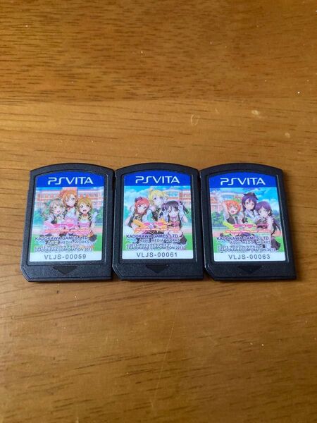 ラブライブ! School idol paradise Vol.1 .2.3 3本セット PS Vita ソフト ソフトのみ
