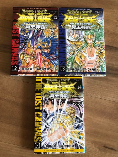 聖闘士星矢the lost canvas冥王神話 12,13,14 3冊セット 少年チャンピオン・コミックス