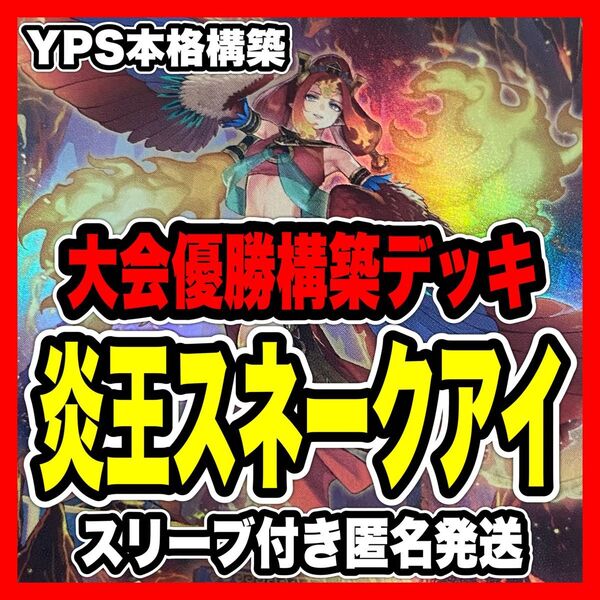 本格構築済み 炎王 スネークアイ デッキ レイジングフェニックス リトルナイト