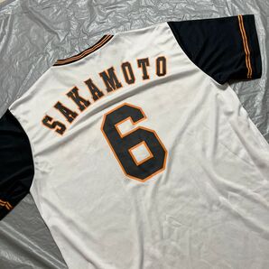 読売ジャイアンツ 坂本勇人 #6 野球ユニフォーム メンズ Lサイズ相当 アンダーアーマー製