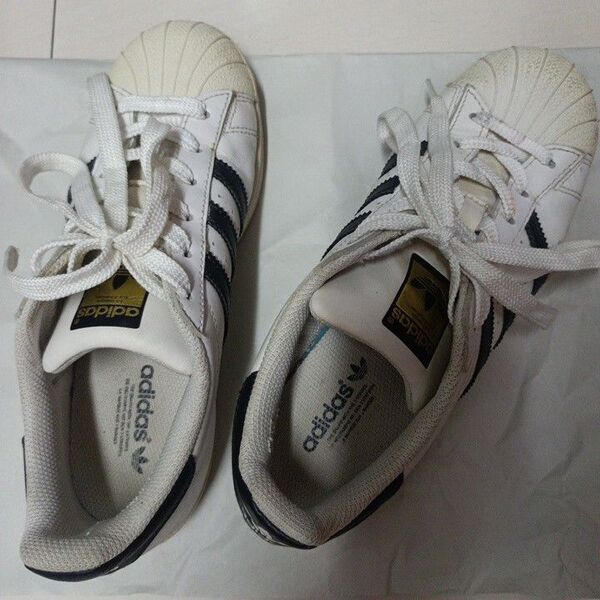 値下げadidas スーパースター スニーカー 白黒