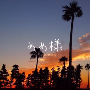 めめ様専用