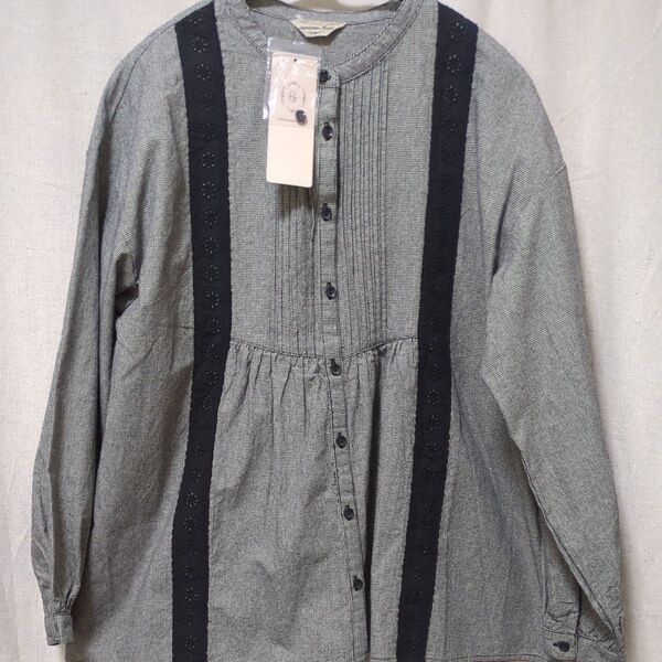 新品 SamansaMos2 刺繍レースブラウス