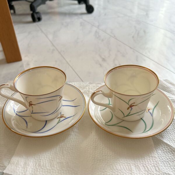 香蘭社 カップ&ソーサー 2客セット