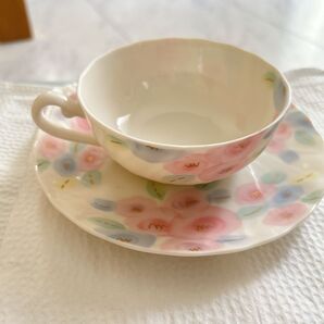 Rare Time ラレタイム コーヒーカップ&ソーサー 花柄