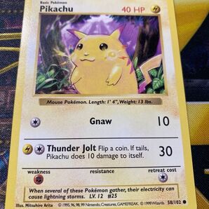 ポケモンカード 旧裏 ピカチュウ 英語版