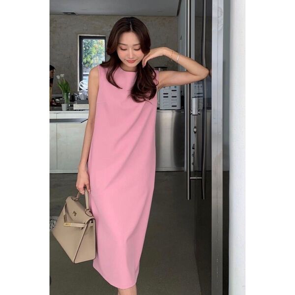 birthdaybash ノースリーブ DRESS LINA PINK S