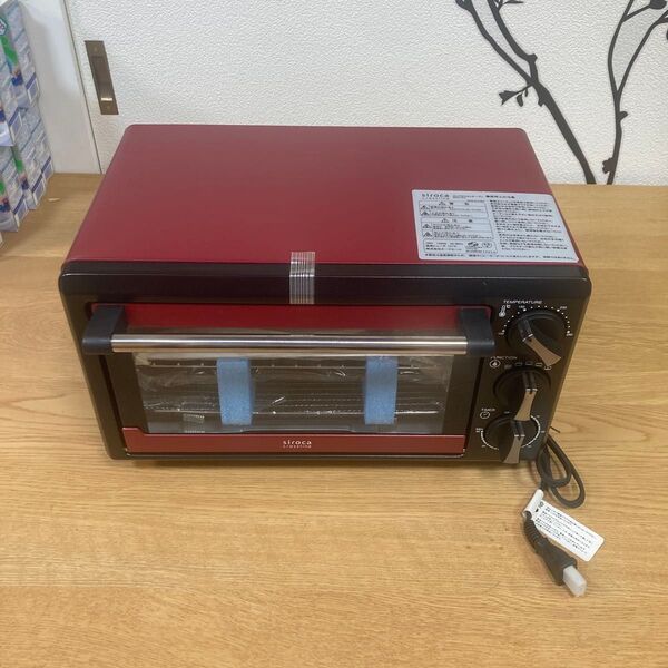siroca crossline コンベクションオーブントースター SCO-213レッド 未使用