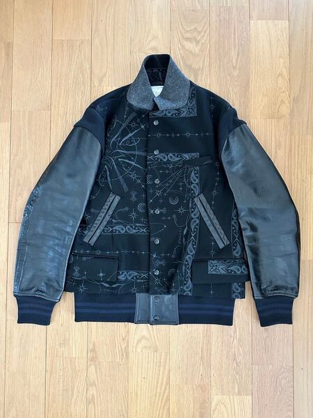 sacai × Dr. Woo Bandana Print Blouson
