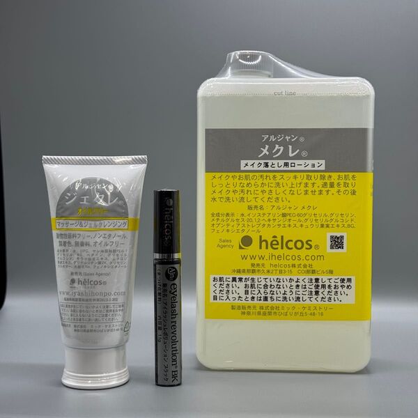 helcosヒルコス J-42 ジェクレ95g×1 アイラッシュレボリューションBK メクレ(泡タイプ詰め替え用)1000ml×1