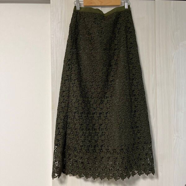 SHIPSシップス レーススカート サイズ40