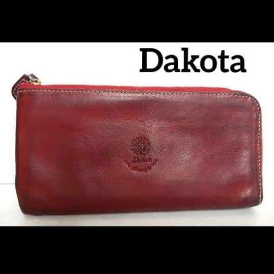 Dakota ダコタ L字ファスナー レザー 本革 長財布 ロングウォレット