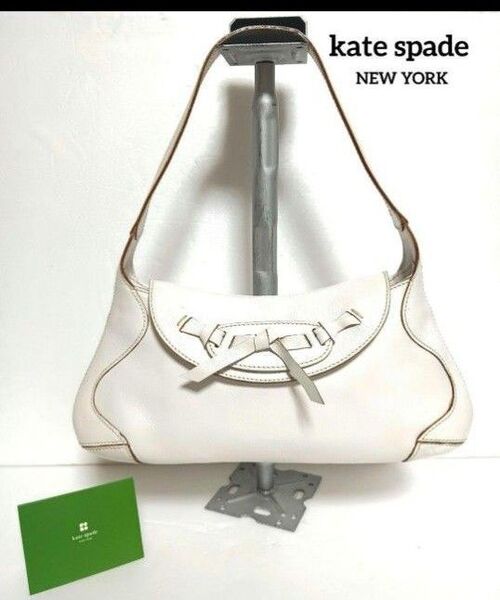 kate spade ケートスペード レザーリボンハンドバッグ 肩掛け 本革