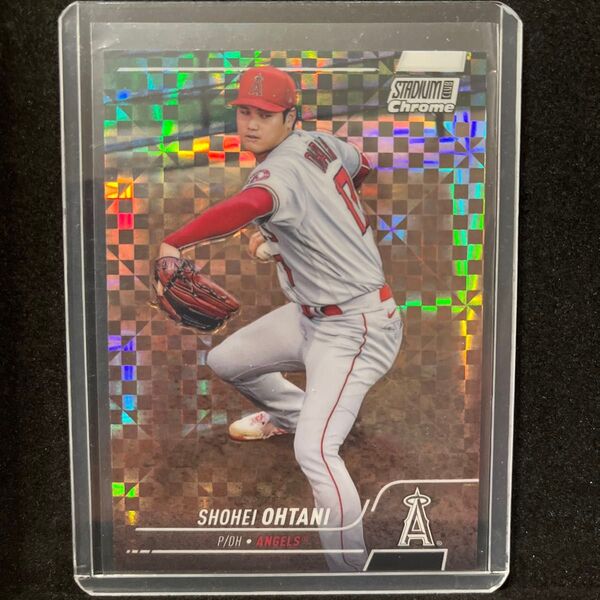 2022 Topps stadium club chrome xfractor 大谷翔平 リフラクターパラレル