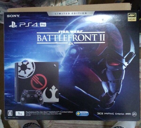レア PS4 pro STAR WARS BATTLEFRONT Ⅱ LIMITED EDITION 新品未開封