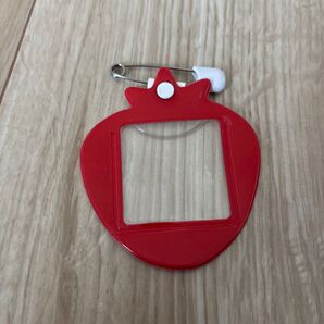 フレーベル館 名札 いちご 赤
