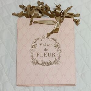 Maison de FLEUR ショップ袋 ピンク 5枚
