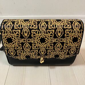 【新品未使用】印傳屋 インデンヤ キナート レザー ショルダーバッグ 鹿革