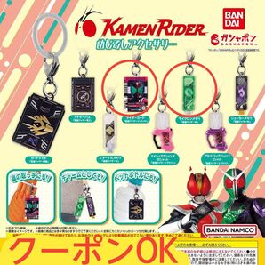 仮面ライダーシリーズ めじるしアクセサリー2点 サイクロンメモリ(W)・ライダーカード(ディケイド)