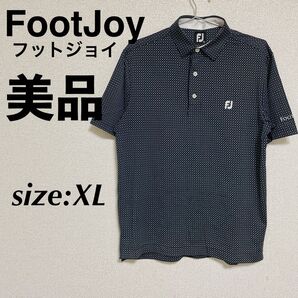 美品 FootJoy フットジョイ ゴルフウェア ゴルフシャツ ポロシャツ