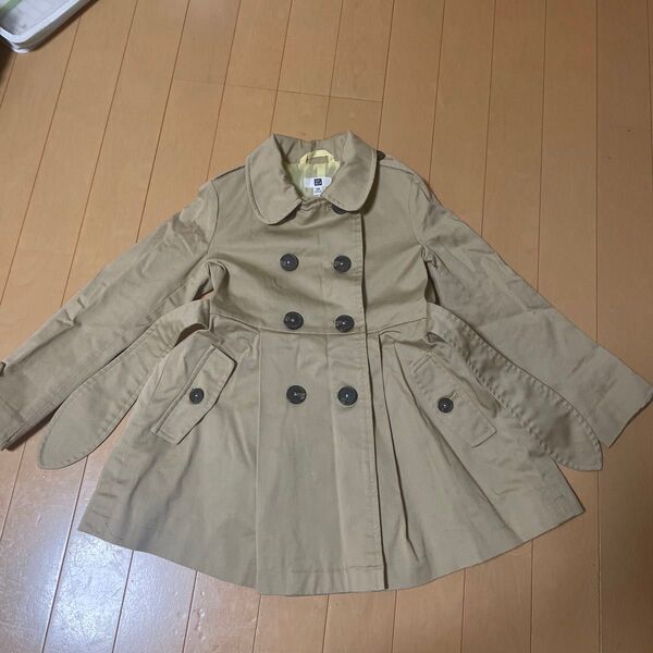 UNIQLO キッズ トレンチコート ベージュ 120cm