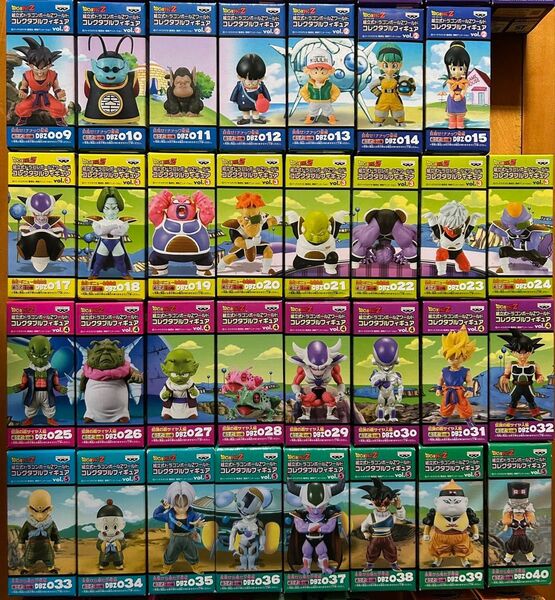 ドラゴンボールコレクタブル vol2、vol3、vol4、vol5