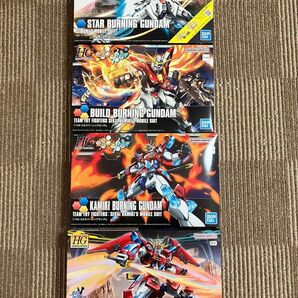 HG バーニング機体 4種セット(内容は写真と商品詳細欄を見て下さい)