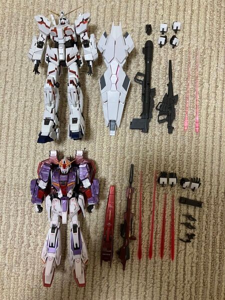 組立済ガンプラ 2種セット(内容は写真と商品詳細欄を見て下さい)