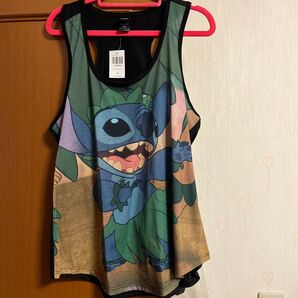 ディズニー リロ&スティッチ タンクトップ ランニング Tシャツ XXL 海外製品
