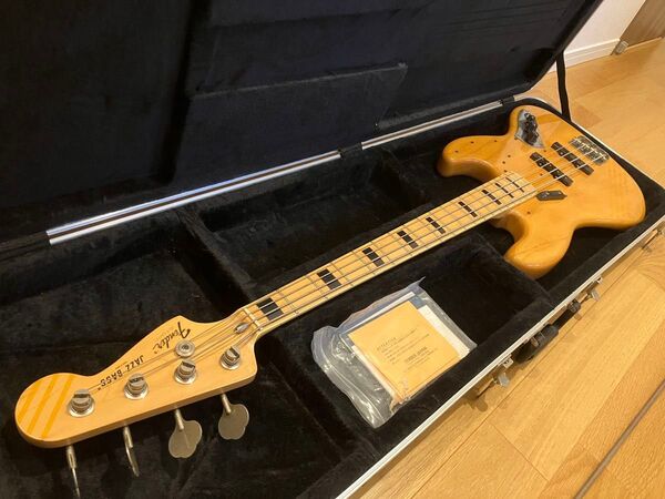 Fender japanジャズベース JB75 ナチュラル ハードケース付き