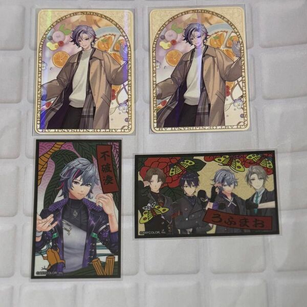 にじさんじ 不破湊 ART OF NIJISANJI コレクションカード ろふまおせんべい ステッカー