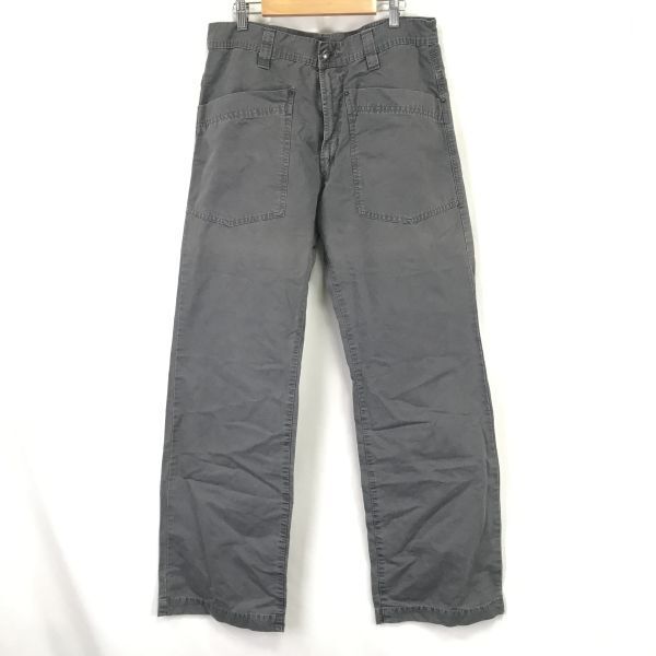 GAS/ガス★デニムパンツ/ベイカーパンツ【W84cm/メンズM-L程度/股下85cm/gray/グレー】ズボン/Pants/Trouser◆BH923